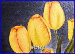 SALE ITEM, ORIGINAL Oil Painting Tulips Art, 20 x 24 inches, Canvas