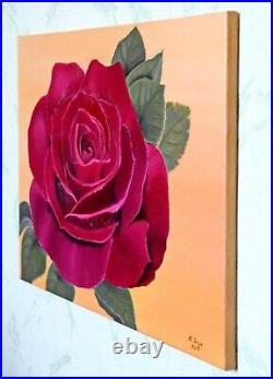 SALE! ORIGINAL PAINTING, Rose art, 18 x 24 inches, Canvas, Good quality