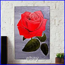 SALE! ORIGINAL Painting, Rose Art, 24 x 16 inches, Canvas, Good quality