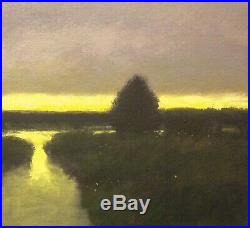 Salt Marsh Gold Moody Tonalist Impressionism Art Oil Painting Landscape Realism