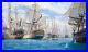 Seascape-huge-Oil-painting-Turner-The-Battle-of-Trafalgar-huge-sail-boats-36-01-zl