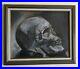 Skeleton-Head-24x18-Original-Oil-Painting-Signed-Art-Framed-Home-Decor-01-grk