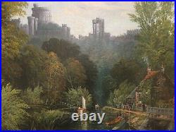 Stanley Spencer classic type oil painting on canvas signed S. Stanley