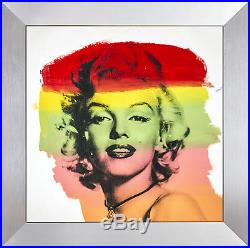 Steve Kaufman Marilyn Monroe Warhol Famous Assistant Oil Painting Canvas 25 x 28