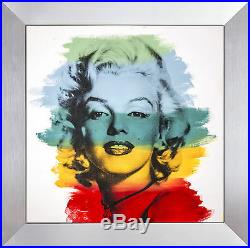 Steve Kaufman Marilyn Monroe Warhol Famous Assistant Oil Painting Canvas 25 x 30