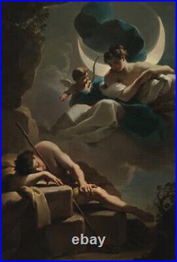 Stunning oil painting handpainted on canvas-Selene and Endymion