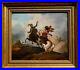 THE-BATTLE-FOLLOWER-OF-PHILLIP-WOUWERMAN-18thC-OLD-MASTER-ANTIQUE-PAINTING-01-wur