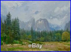 THOMAS KINKADE ORIGINAL OIL PAINTING Yosemite Meadow (NOT A PRINT) Provenance