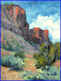 TRUJILLO Original ART /not jose IMPRESSIONIST southwest New Mexico oil painting