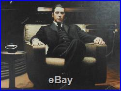 The Godfather Al Pacino Oil Painting Hand-Painted Art Canvas NOT a Print Poster