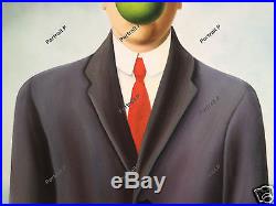 The Son of Man Oil Painting René Magritte HandPainted Art Canvas Not Print 24x32