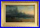 Theodore-Gudin-1802-1880-Signed-French-Marine-Oil-Canvas-Boats-Figures-Sunset-01-nn