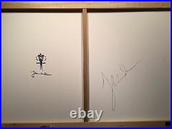 Thomas Kinkade Disney Pinocchio Wishes Upon a Star 28X42 LE Canvas R/E Signed