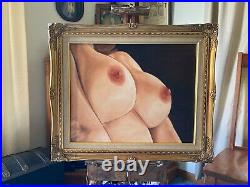 VANWINKLE ORIGINAL NUDE woman oil painting SECOND IMPRESSIONS 16x20 canvas