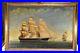 VINTAGE-Tall-Sailing-Ship-Sailboat-Maritime-Oil-on-Canvas-Gold-Framed-Painting-01-dzmn