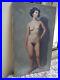 Vintage-1950s-Brendon-Berger-Realistic-Nude-Woman-Oil-on-Canvas-Signed-01-ck