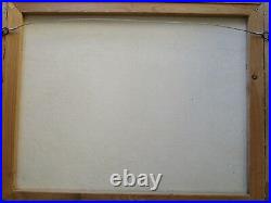 Vintage 1970's Painting Abstract Expressionism Non Objective Modernism Keefe