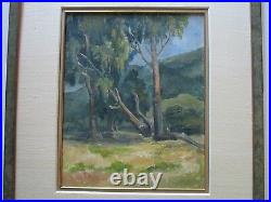 Vintage California Impressionist Painting Plein Air Landscape Regal Studios