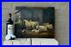 Vintage-Flemish-Oil-Canvas-Sheep-farm-chicken-animal-painting-01-huh