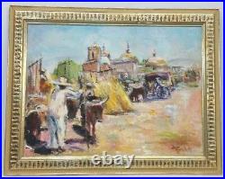 Vintage Oil on Canvas Painting Framed and Signed
