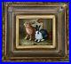 Vintage-Signed-Oil-on-Canvas-Framed-Painting-Rabbits-Countryside-01-zd