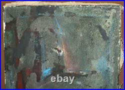 Vintage abstract composition oil painting