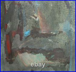 Vintage abstract composition oil painting