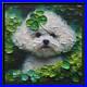 Wall-Art-Decor-Canvas-Print-Oil-Painting-Dog-Bichon-Frise-Irish-Green-Leaf-01-fu