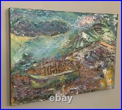 We The People, 24x18, Original Abstract Oil Painting, Gallery Canvas
