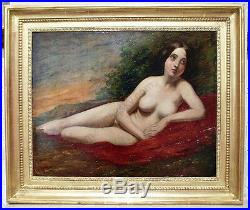 William Etty (1787-1849) Female Nude in a Landscape, Oil/Canvas, 1st H of 19th C